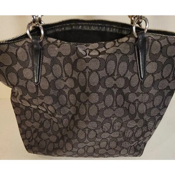 Coach Canvas Leather Shoulder Bag Kelsey Handbag - Picture 10 of 11